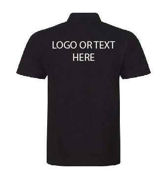 HEN/STAG POLO - BASIC COLOURS (2 X FRONT PRINT + REAR NAME PRINT)