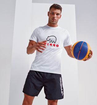 T014 Hi99o Embossed Sleeve T-Shirt