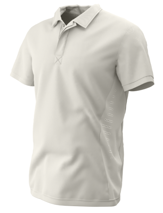 Radial Cricket S/S Shirt Ivory