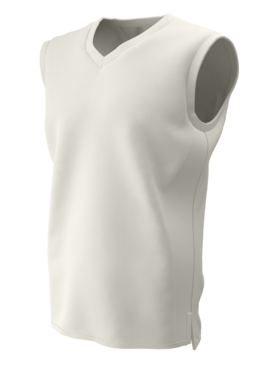 Radial Cricket Sleeveless Slipover Ivory