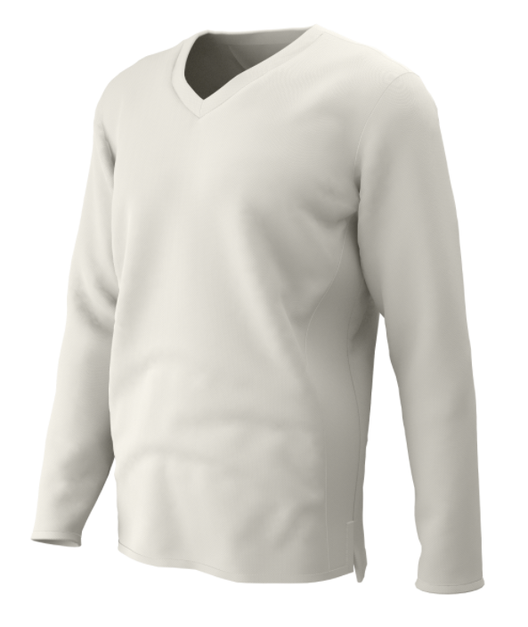 Radial Cricket L/S Jumper Ivory