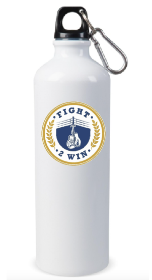 750ML White Sublimated Water Bottle