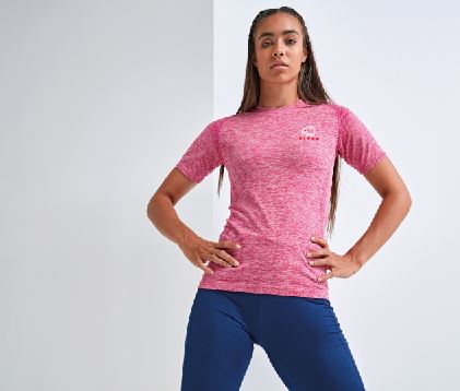 Hi99o T204 Women's Seamless '3D Fit' Multi-Sport Performance Short Sleeve Top
