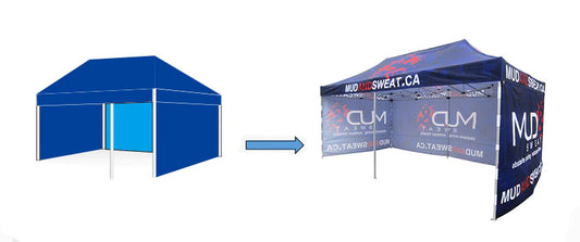 6m x 3m Custom Branded Gazebo