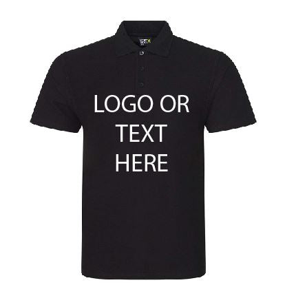 HEN/STAG POLO - BASIC COLOURS (1 X FRONT PRINT)