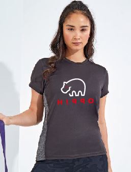 T048 Hi99o Women's Contrast Panel Performance T-Shirt
