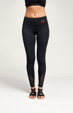 T034 Hi99o Women's Mesh Tech Panel Full Length Leggings
