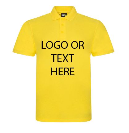 HEN/STAG POLO - VIBRANT COLOURS (1 X FRONT PRINT)