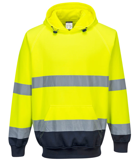 Hi99o P1250 Hi-Vis Two Tone Hooded Sweatshirt