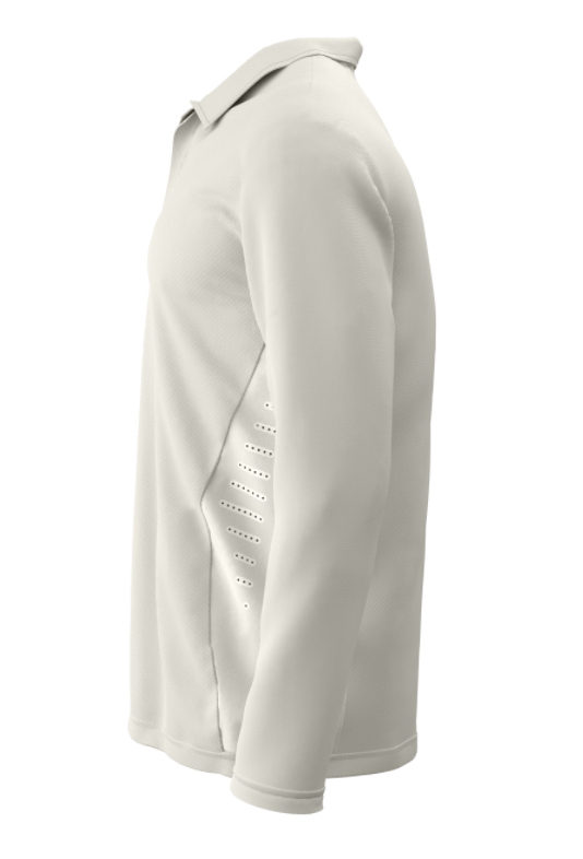 Radial Cricket L/S Shirt Ivory