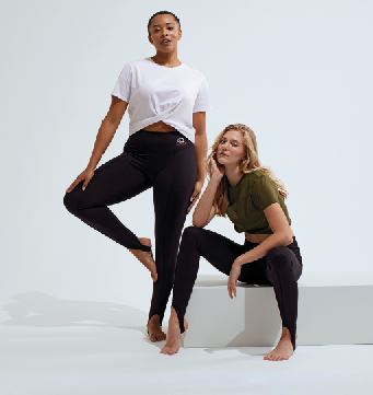 Hi99o T536 Women's Recycled Fashion Stirrup Leggings