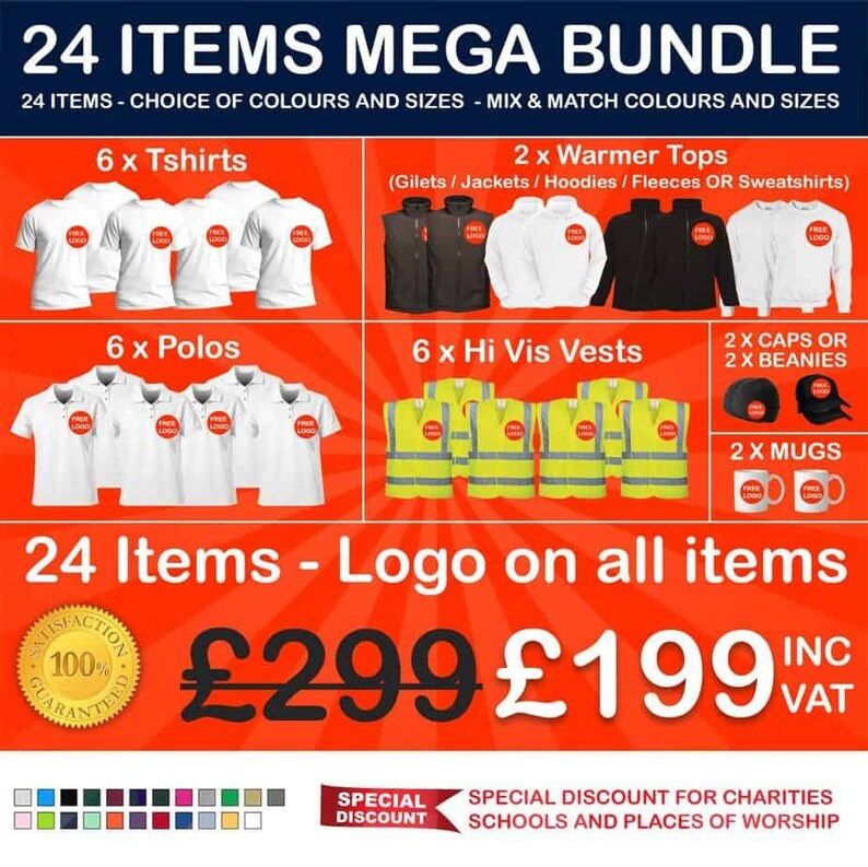 24 Items Mega Workwear Bundle