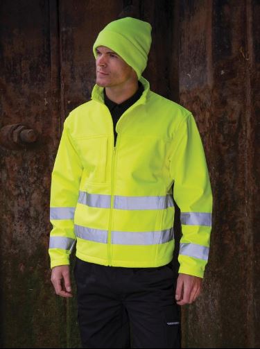 R117A High-Viz Softshell Jacket