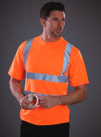 YK025 Hi-Vis Short Sleeve T-Shirt